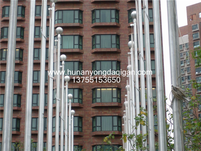 香港奧運村鋁合金旗桿3