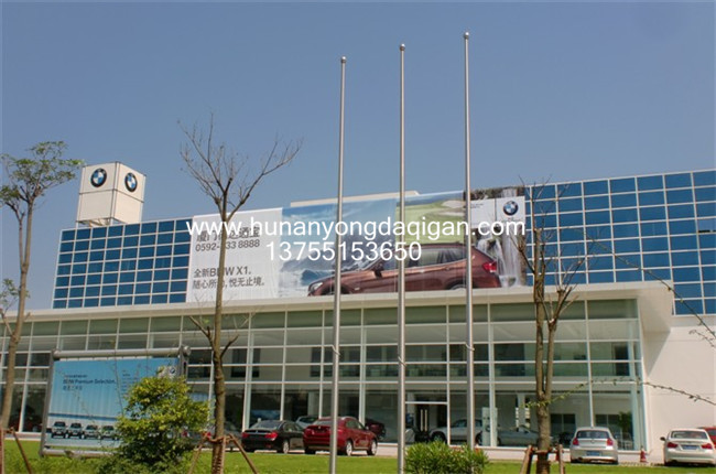 廈門信達(dá)通寶馬4S店12米上口徑80mm，下口徑176mm 304mm 3.0mm